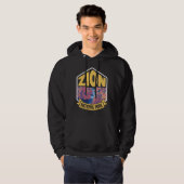 Zion National Park Utah Retro Hoodie (Vorne ganz)