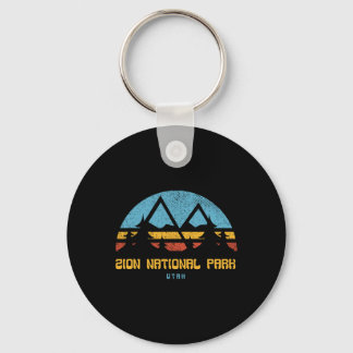 Zion National Park Utah Retro Vintage Hiking Gift Schlüsselanhänger