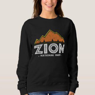 Zion National Park Utah Retro Vintage Sweatshirt