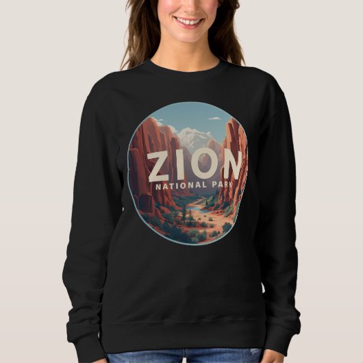 Zion National Park Utah Sweatshirt (Vorderseite)