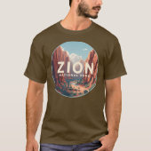 Zion National Park Utah T-Shirt (Vorderseite)