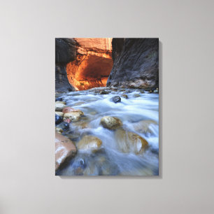 Zion National Park Utah The Narrows Fine Art Foto Leinwanddruck