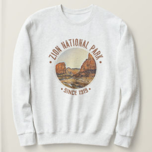 Zion National Park Utah USA Außenbereich gestört Sweatshirt