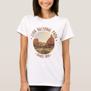 Zion National Park Utah USA Außenbereich gestört T-Shirt