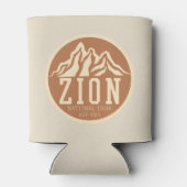 Zion National Park Utah USA Outdoor Retro Dosenkühler (Rückseite)