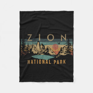 Zion National Park Utah USA Outdoor Vintage Fleecedecke