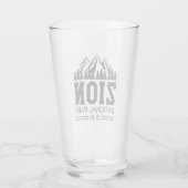 Zion National Park Utah USA Outdoor Wandern Glas (Rückseite)