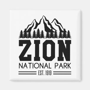Zion National Park Utah USA Outdoor Wandern Magnet
