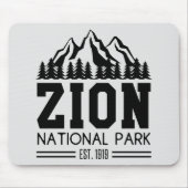 Zion National Park Utah USA Outdoor Wandern Mousepad (Vorne)