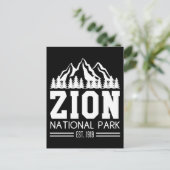 Zion National Park Utah USA Outdoor Wandern Postkarte (Stehend Vorderseite)