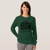Zion National Park Utah USA Outdoor Wandern T-Shirt (Vorne ganz)