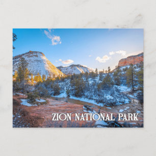 Zion National Park, Utah, USA Postkarte