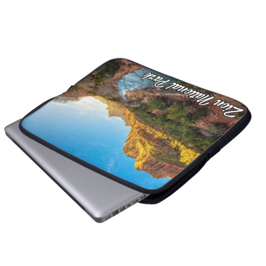 Zion National Park, Utah, Vereinigte Staaten Laptopschutzhülle (Vorne Knopf)