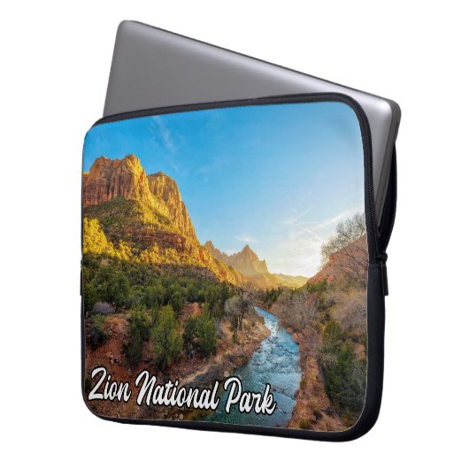 Zion National Park, Utah, Vereinigte Staaten Laptopschutzhülle (Vorderseite Links)