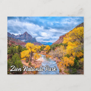 Zion National Park, Utah, Vereinigte Staaten Postkarte