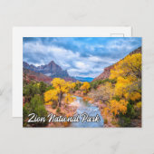 Zion National Park, Utah, Vereinigte Staaten Postkarte (Vorne/Hinten)