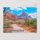 Zion National Park, Utah, Vereinigte Staaten Postkarte (Vorderseite)