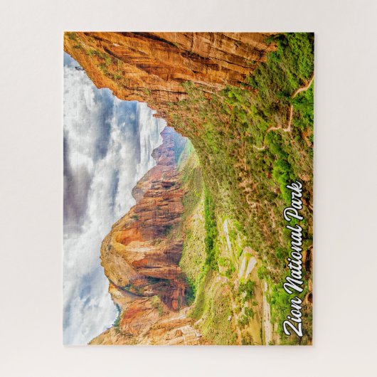 Zion National Park, Utah, Vereinigte Staaten Puzzle (Vertikal)