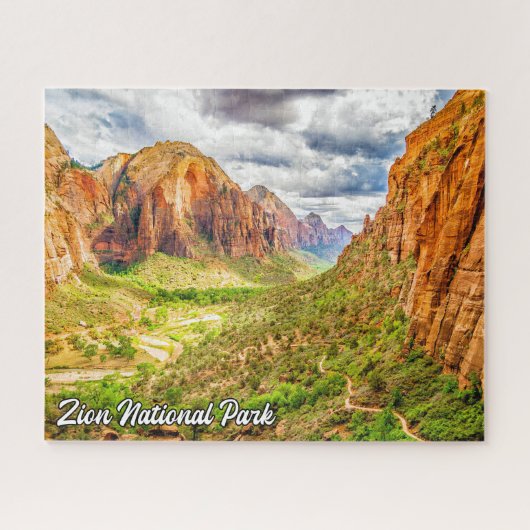 Zion National Park, Utah, Vereinigte Staaten Puzzle (Horizontal)