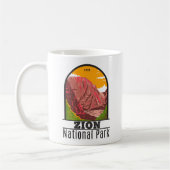 Zion National Park Utah Vintag Kaffeetasse (Links)