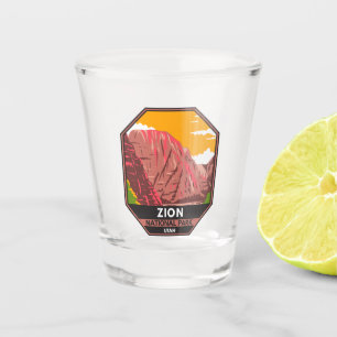 Zion National Park Utah Vintag Schnapsglas