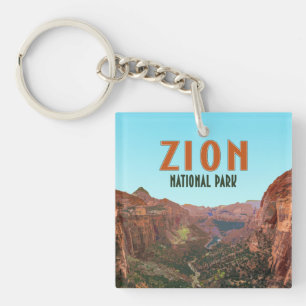 Zion National Park Utah Vintage Schlüsselanhänger