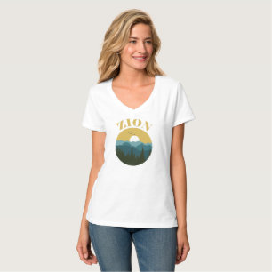 Zion National Park Utah Zion Utah Familienausflug  T-Shirt