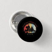 Zion National Park Vintag Button (Vorne & Hinten)