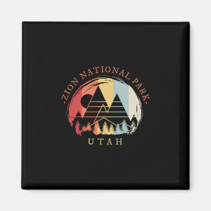 Zion National Park Vintag Magnet