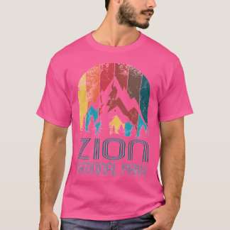 Zion National Park Vintag Sunset Travel T-Shirt