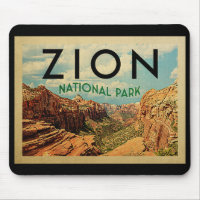 Zion National Park Vintage Travel