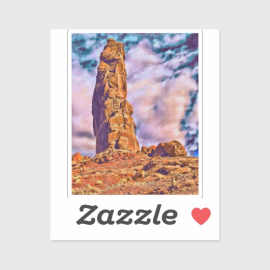 Zion National Park Vinyl Sticker (Blatt)