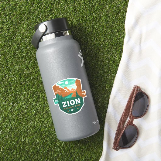 Zion National Park Vinyl Sticker (HydroFlask Insitu)