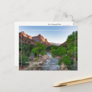Zion National Park, Virgin River Postkarte