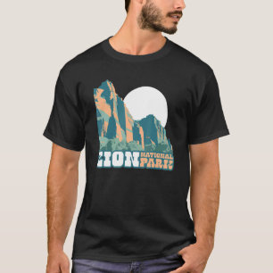 Zion National Park WPA Poster Style Graphic Utah 1 T-Shirt
