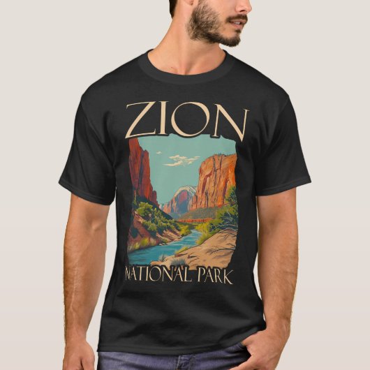 Zion National T-Shirt (Vorderseite)