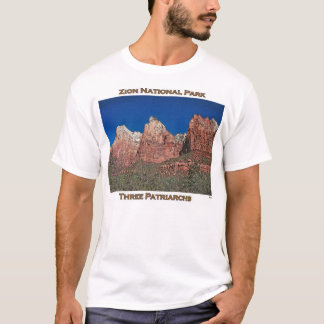 Zion nationale Park-D drei Patriarchen T-Shirt