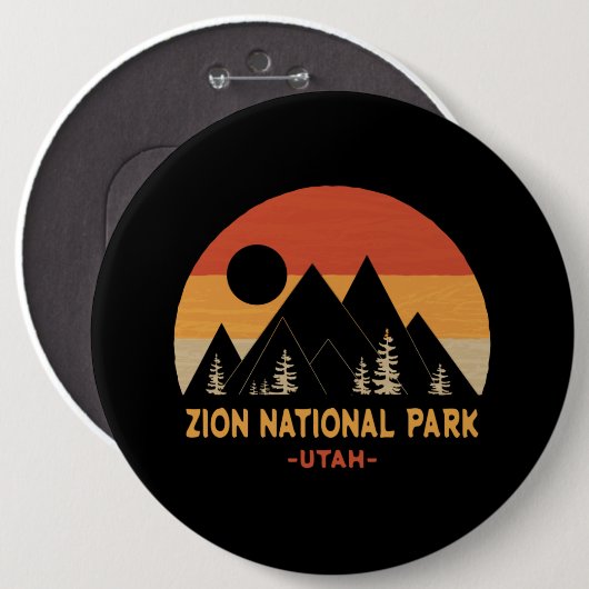 Zion-Nationalpark Button (Vorne & Hinten)