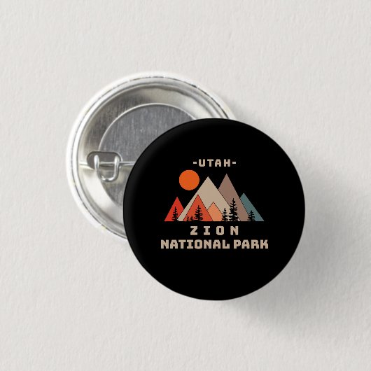 Zion-Nationalpark Button (Vorne & Hinten)