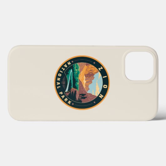 Zion-Nationalpark Case-Mate iPhone Hülle (Rückseite (Horizontal))