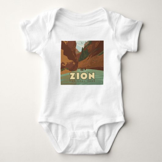 Zion-Nationalpark | Die Pfeile Baby Strampler (Vorderseite)