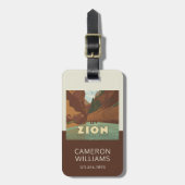 Zion-Nationalpark | Die Pfeile Gepäckanhänger (Vorderseite vertikal)