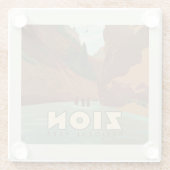 Zion-Nationalpark | Die Pfeile Glasuntersetzer (Rückseite)