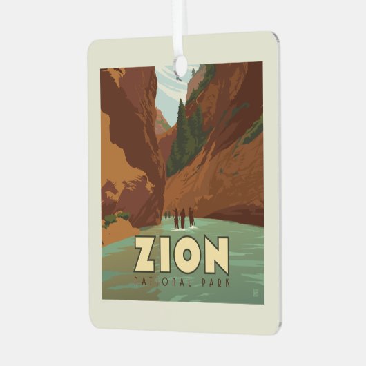 Zion-Nationalpark | Die Pfeile Ornament Aus Metall (Vorderseite links)