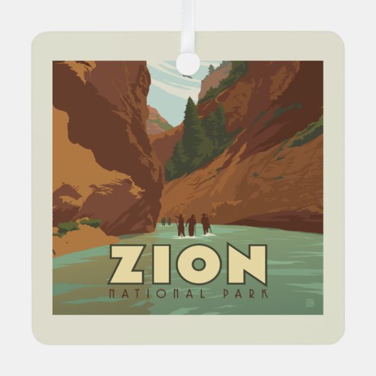 Zion-Nationalpark | Die Pfeile Ornament Aus Metall (Vorderseite)
