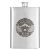 Zion-Nationalpark Flachmann (Vorderseite)