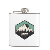 Zion-Nationalpark Flachmann (Vorderseite)