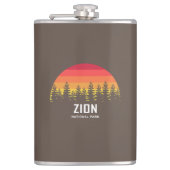 Zion-Nationalpark Flachmann (Vorderseite)