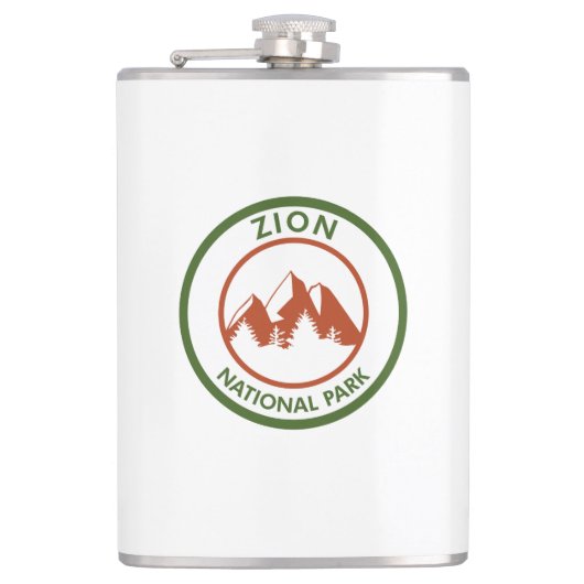 Zion-Nationalpark Flachmann (Vorderseite)