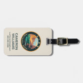 Zion-Nationalpark Gepäckanhänger (Vorderseite horizontal)